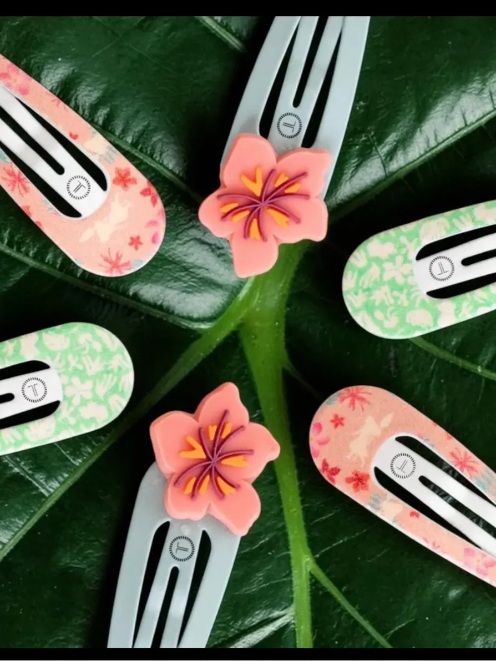 Disney Teleties Moana Kids Snap Hair Clips